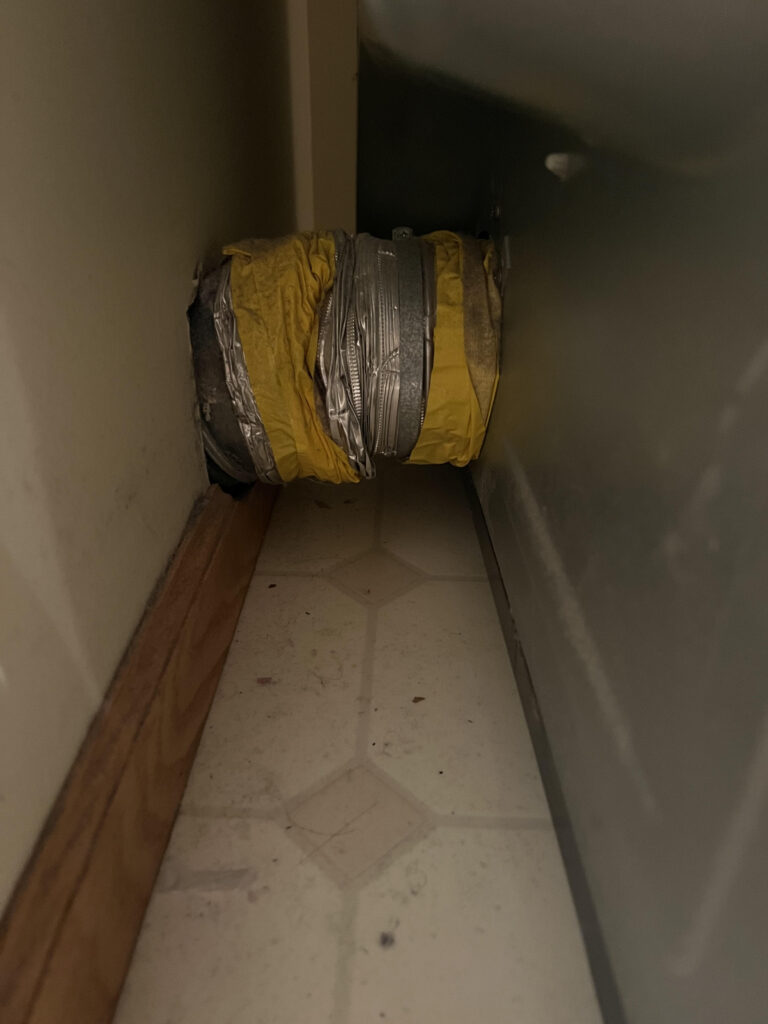 Dryer vent repair before Shoreview, Mn 06-21-24