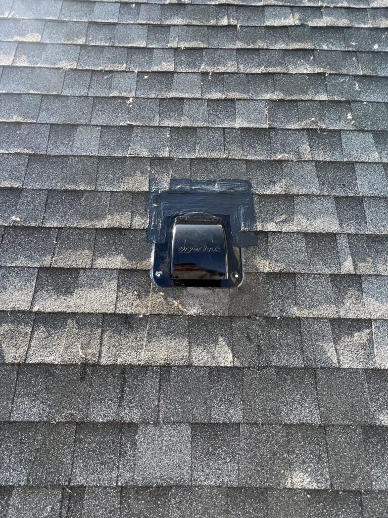 Dryer vent repair after Stillwater, Mn 7-19-24