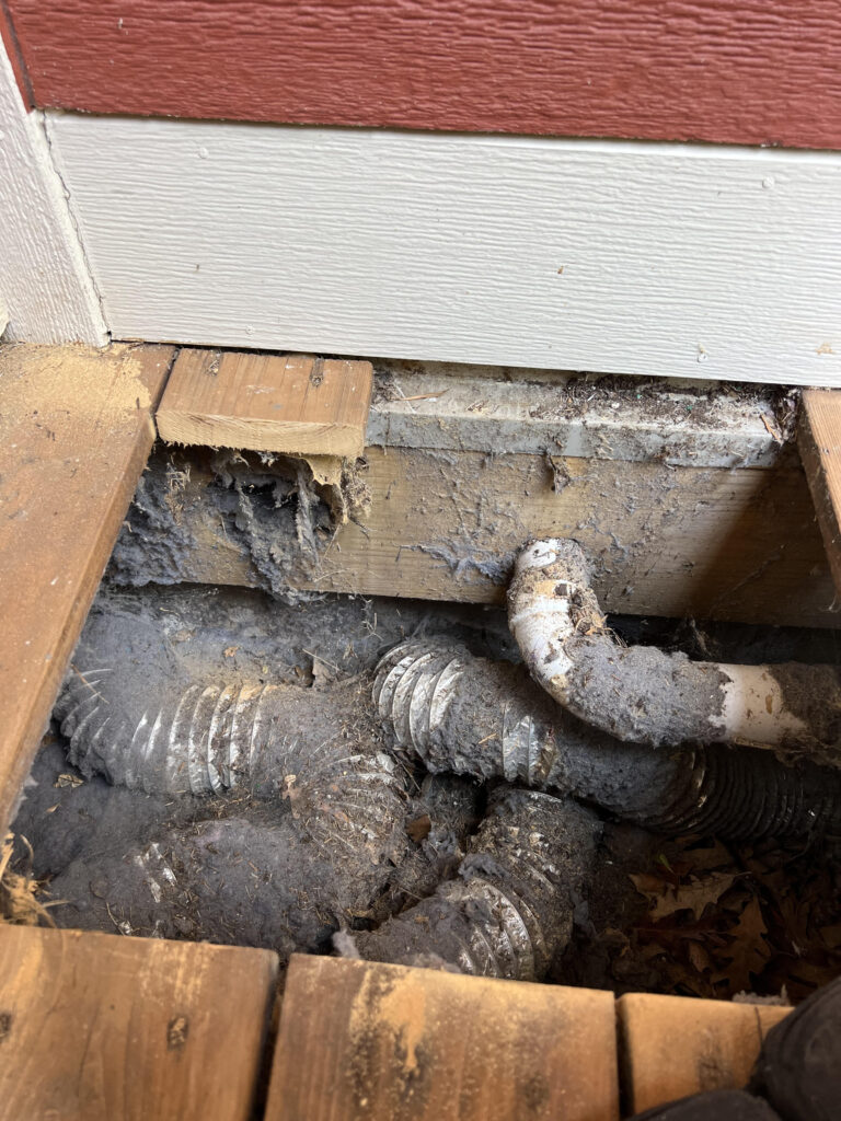 Dryer Vent repair before Mahtomedi, Mn 7-09-24