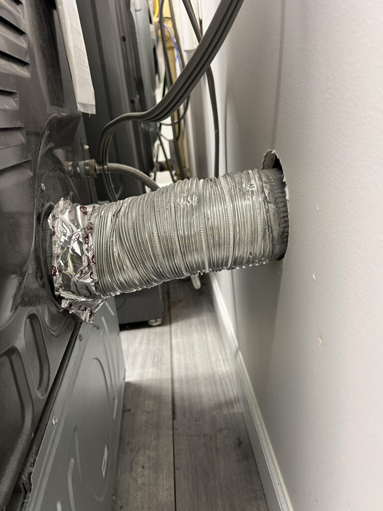 Dryer vent repair before North Oaks, Mn 6-17-24