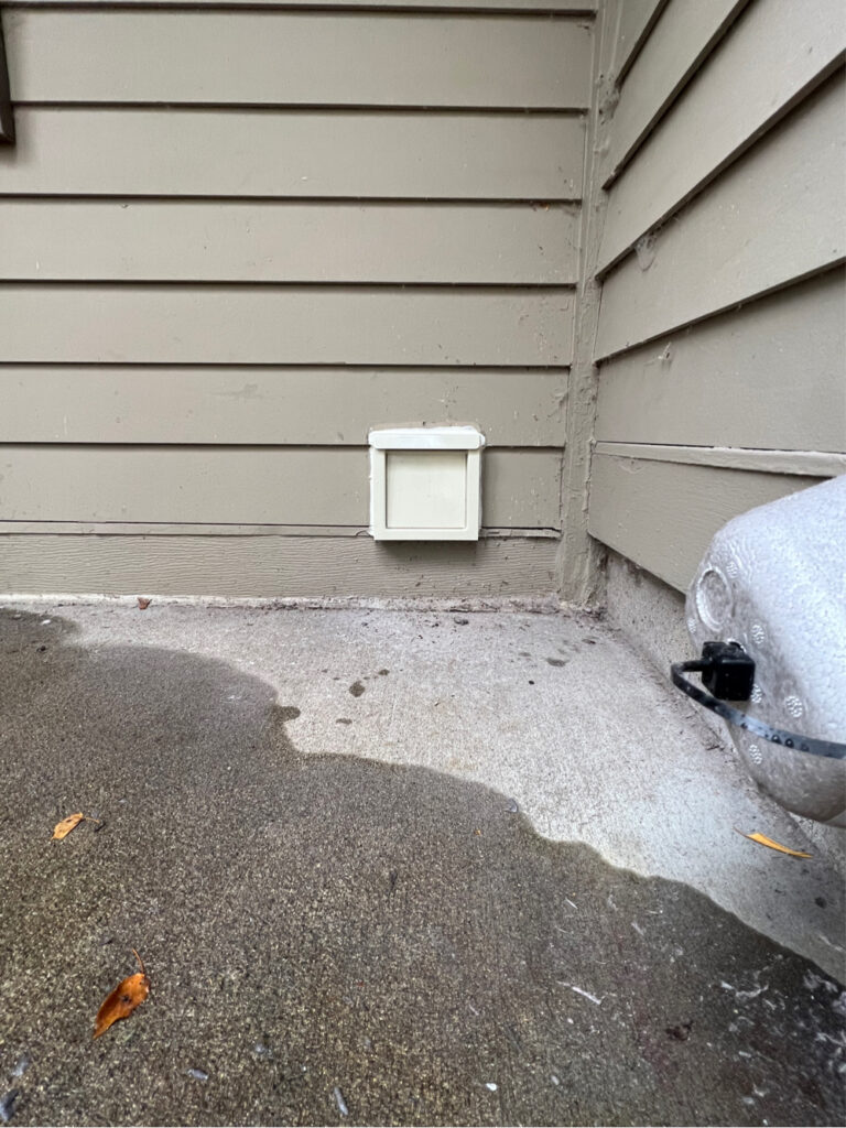 Dryer vent repair after North Oaks, Mn 11-5-24