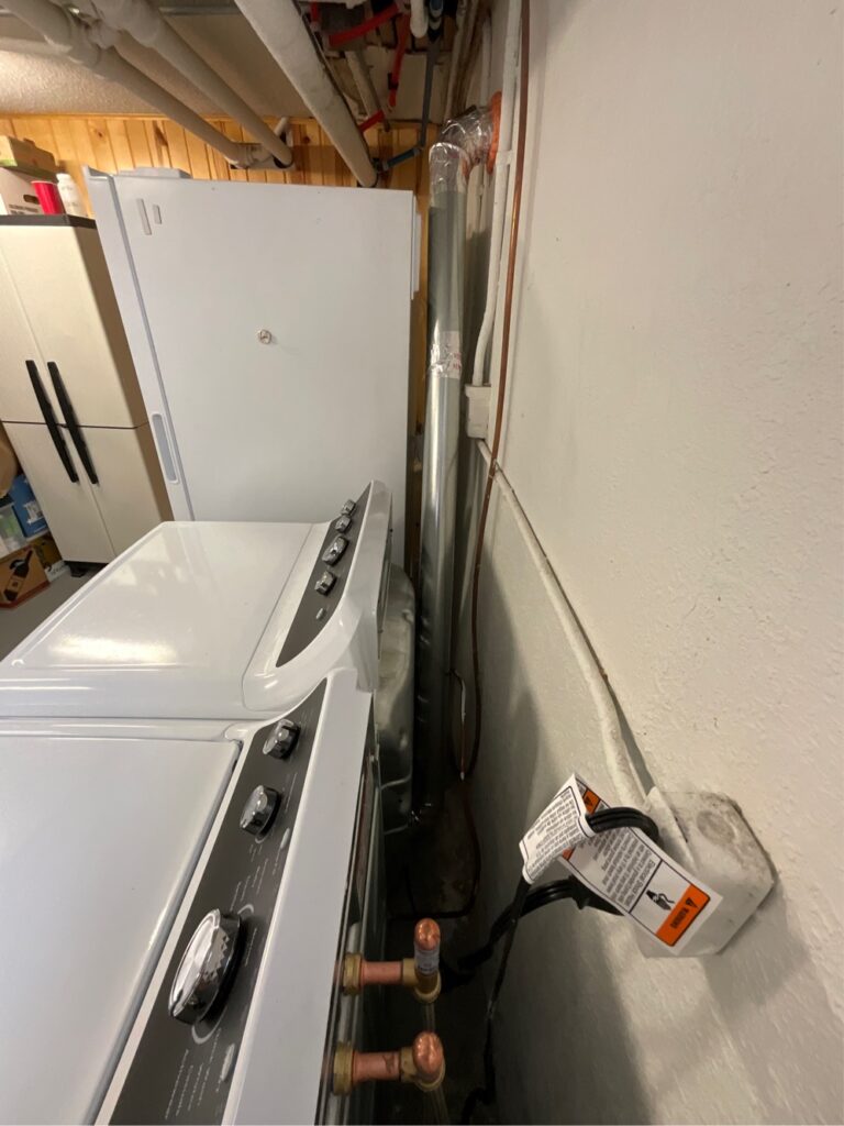 Dryer vent repair after St. Paul 10-29-24