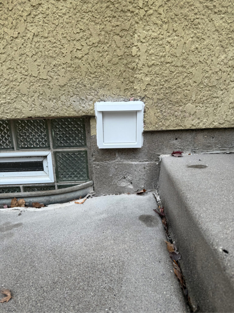 Dryer vent repair after St. Paul, Mn 11-14-24