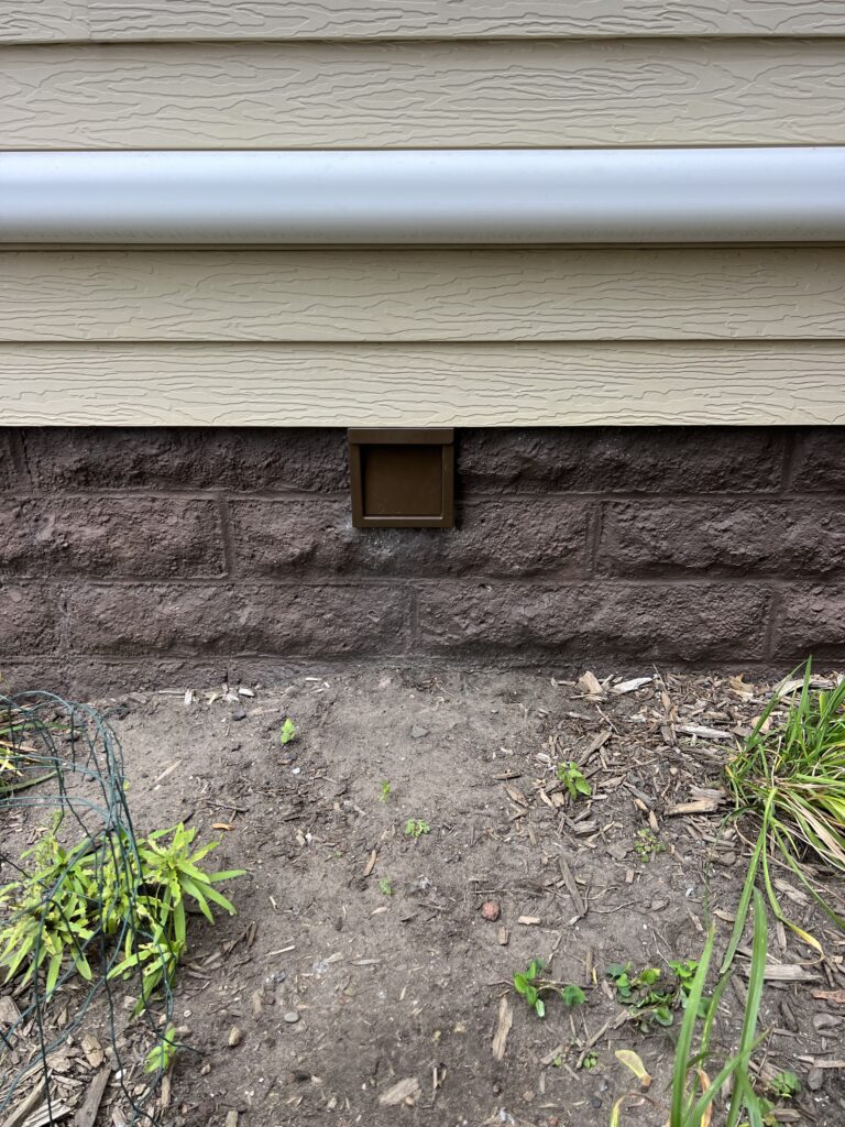 Dryer vent repair after St. Paul 8-23-24