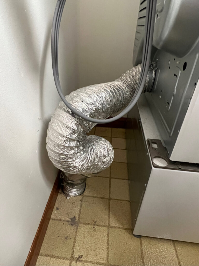 Dryer vent repair before North Oaks, Mn 11-5-24