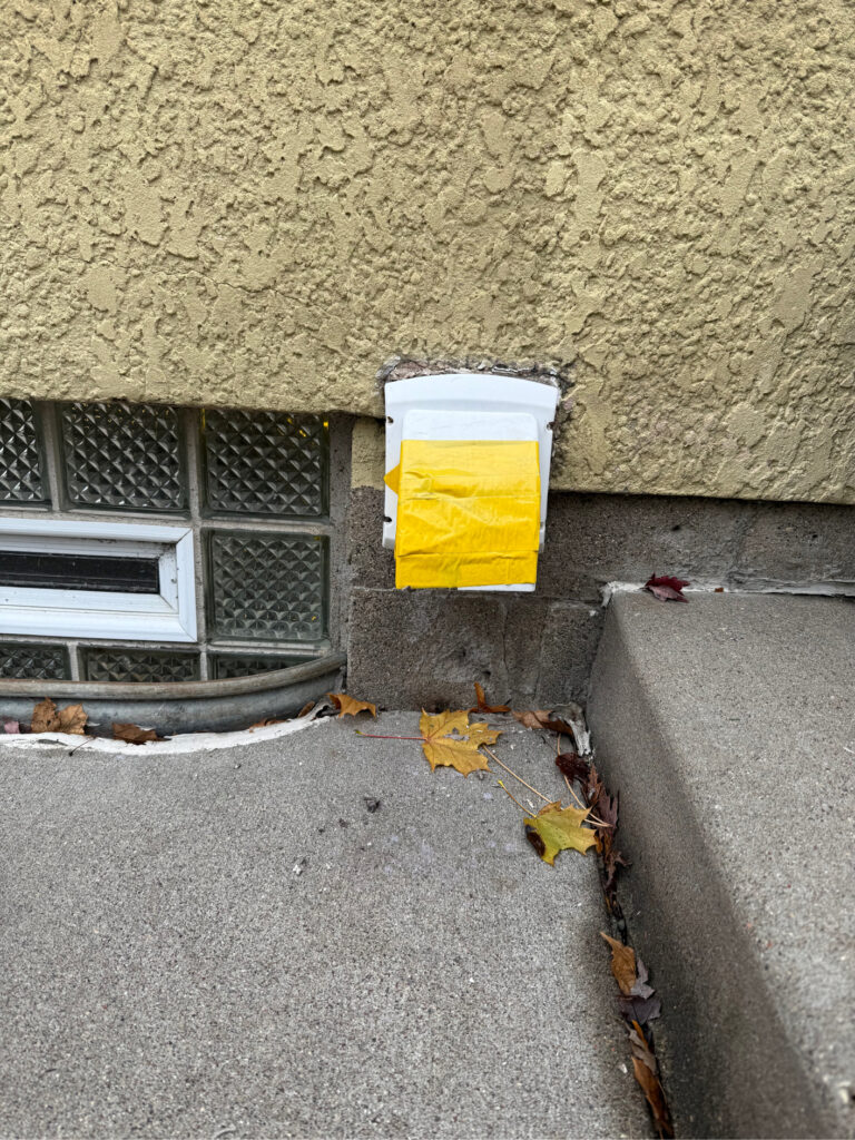 Dryer vent repair before St. Paul, Mn 11-14-24