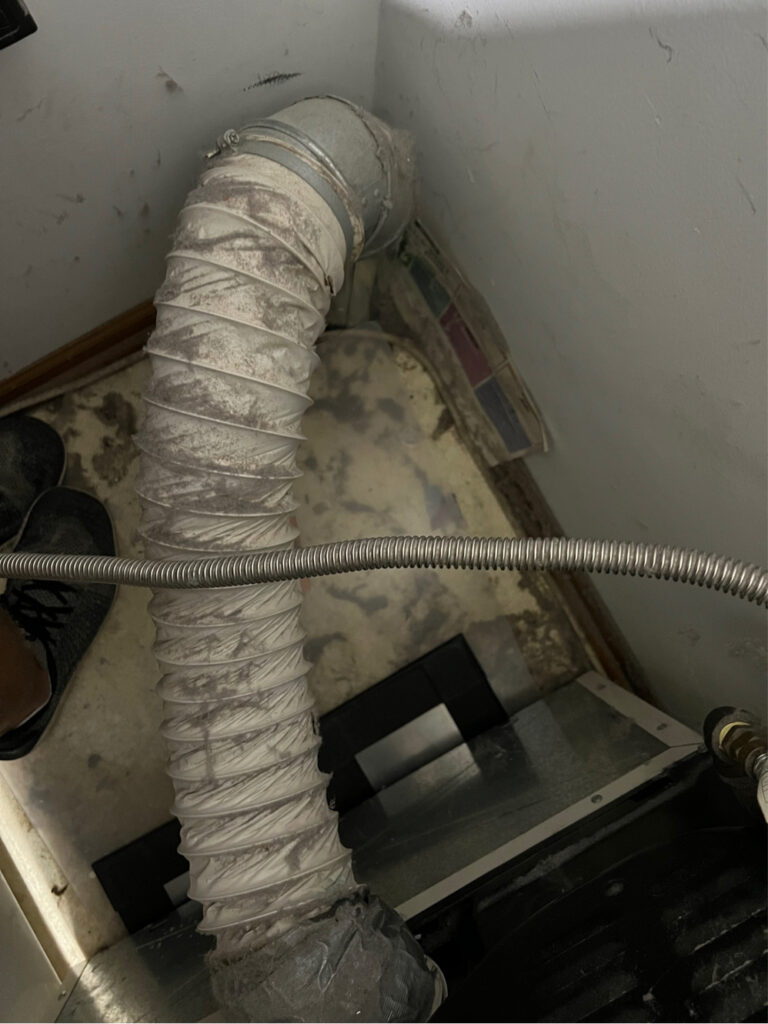 Dryer vent repair before Stillwater 10-28-24