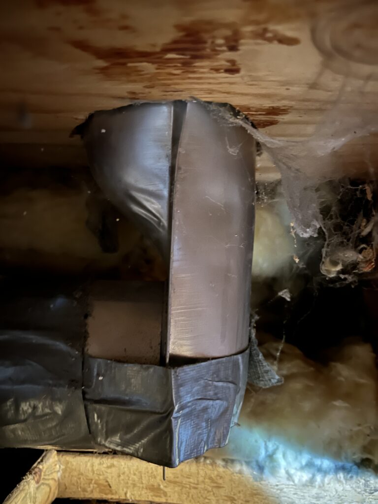 Dryer vent repair before White Bear Lake 10-7-24