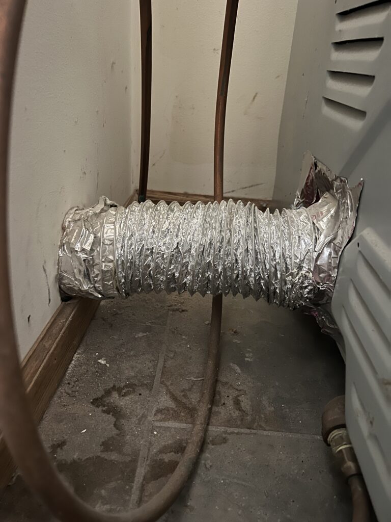 Dryer vent repair before White Bear Lake 9-6-24