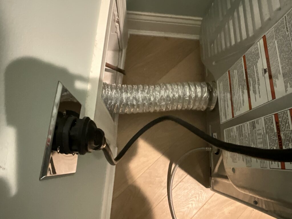 Dryer vent repair before Woodbury 10-7-24