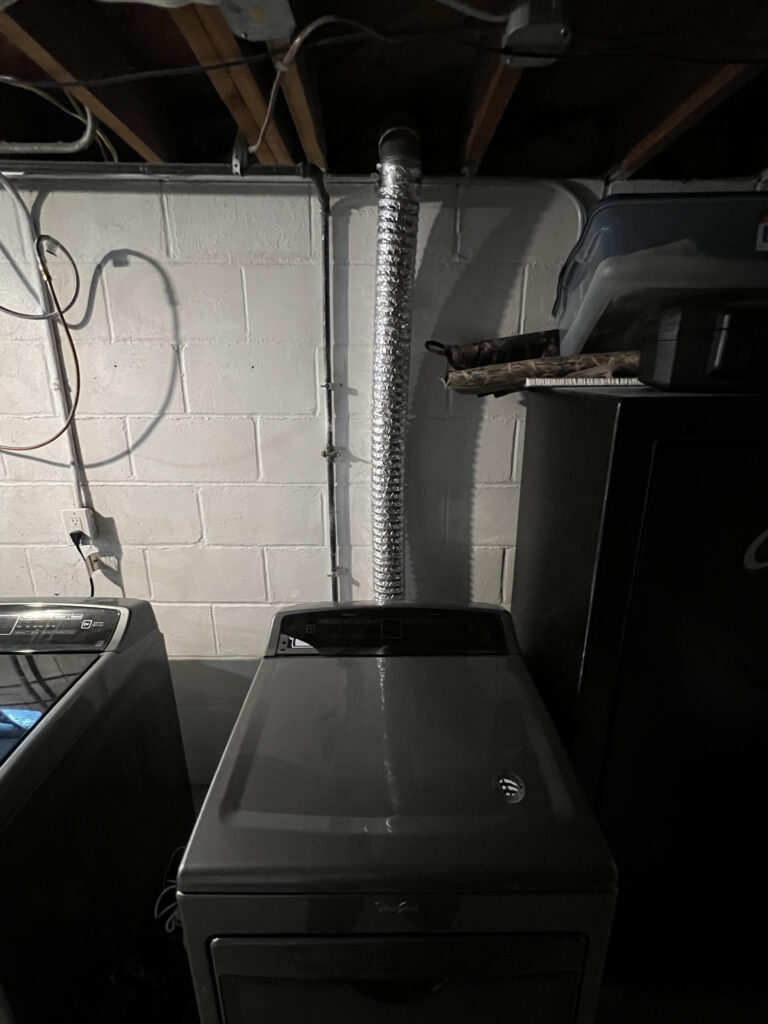 Dryer vent repair/replacement before White Bear Lake, Mn 11-21-24