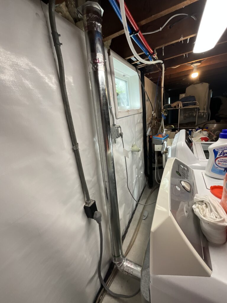 Dryer vent repair/replacement after White Bear Lake, Mn 4-11-25